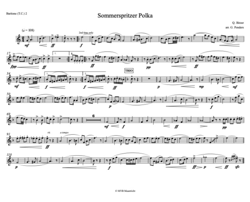 Sommerspritzer Polka - LS - Baritone (T.C.) 2