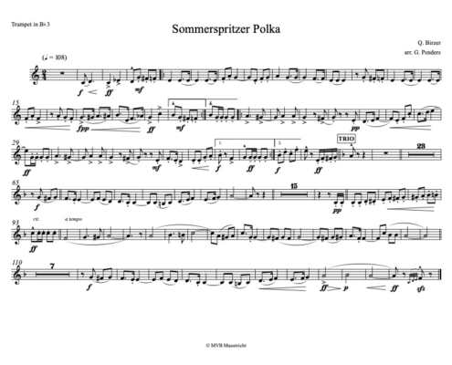 Sommerspritzer Polka - LS - Trumpet in Bb 3